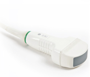 GE 3.5C curved array ultrasound transducer