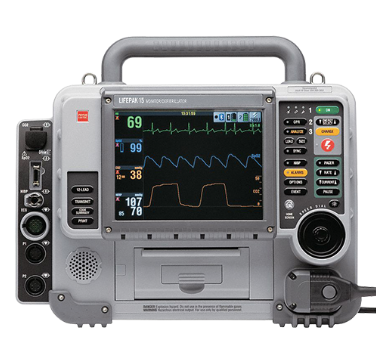 Physio-Control LifePak 15 (12-Lead, Biphasic, Pacing, SpO2, NIBP, EtC02, AED, & Version 2)