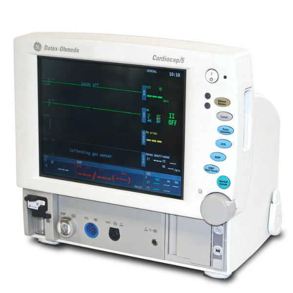 GE Datex Ohmeda CardioCap 5 with Accessories (C02 Module Sold Separate)