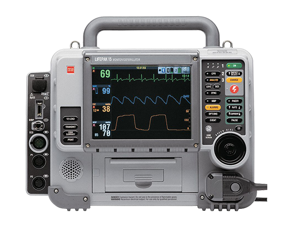 Physio-Control Lifepak 15 (12-Lead, Biphasic, Pacing, AED, & Version 2)
