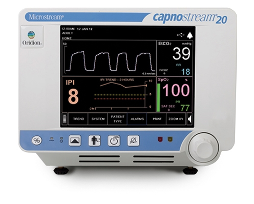 Oridion Capnostream 20 Pulse Oximeter / Capnograph